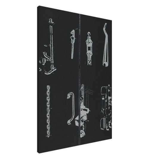 Jim Dine - TOOL BOX 1 1966 Canvas - 20x30 cm / 8x12 inches-canvas
