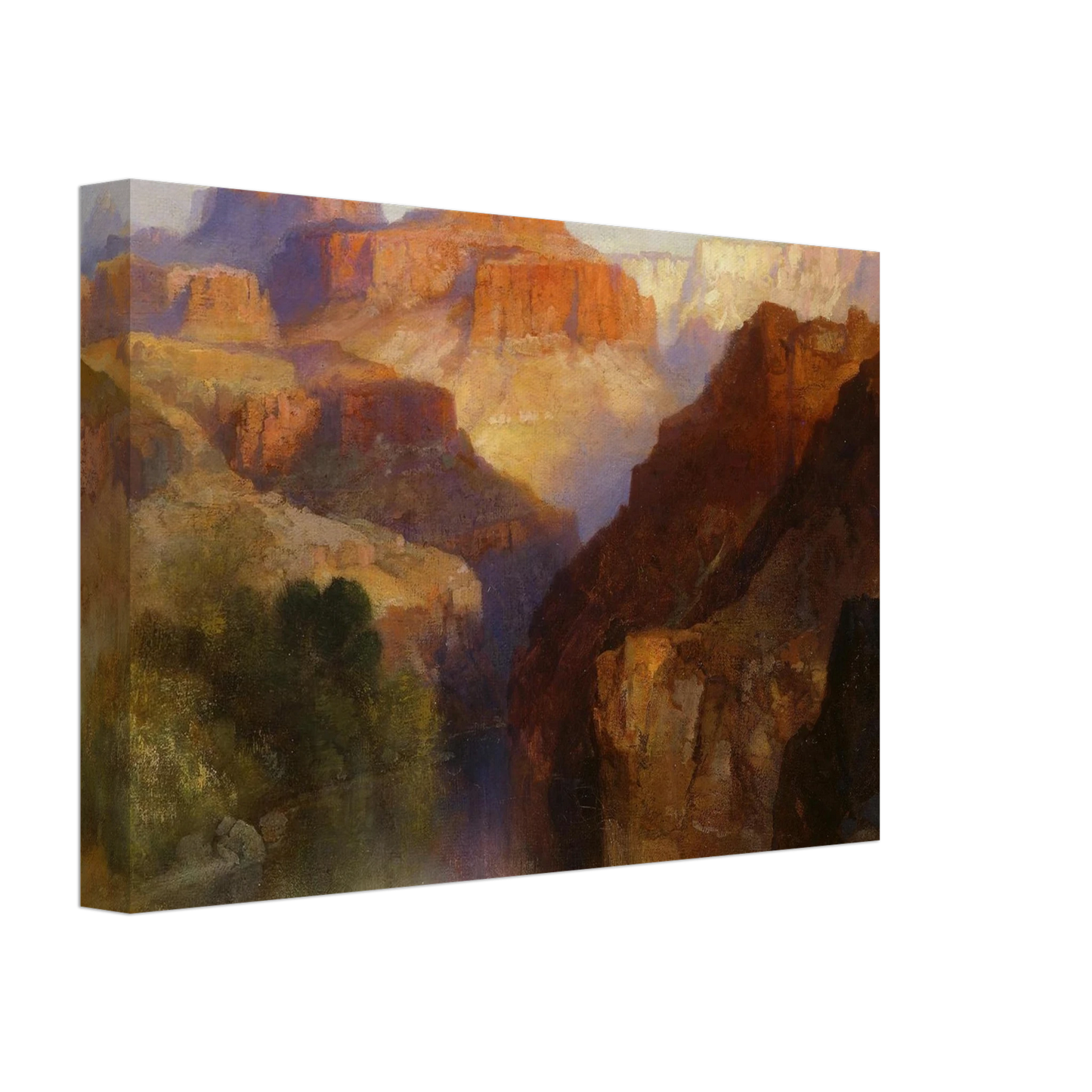 Thomas Moran - Zoroaster Peak Grand Canyon, Arizona Canvas - 70x100 cm / 28x40 inches-canvas