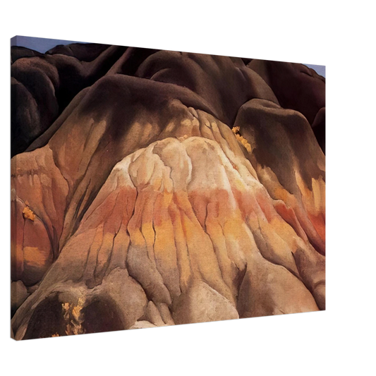 Georgia O'Keeffe - Grey Hills Canvas - 20x30 cm / 8x12 inches-canvas