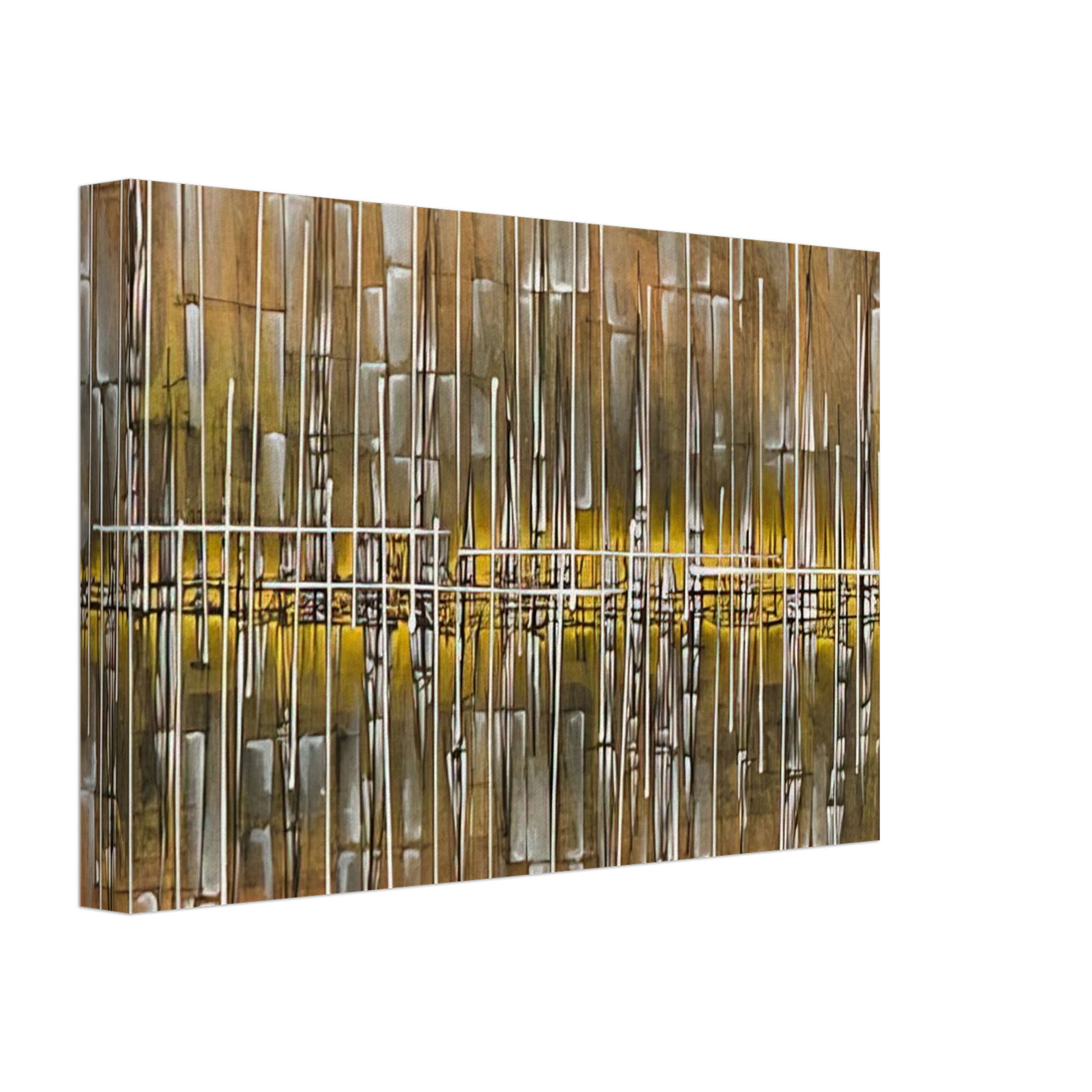 Jimmy Ernst - Dialogue II - 1954 Canvas - 70x100 cm / 28x40 inches-canvas