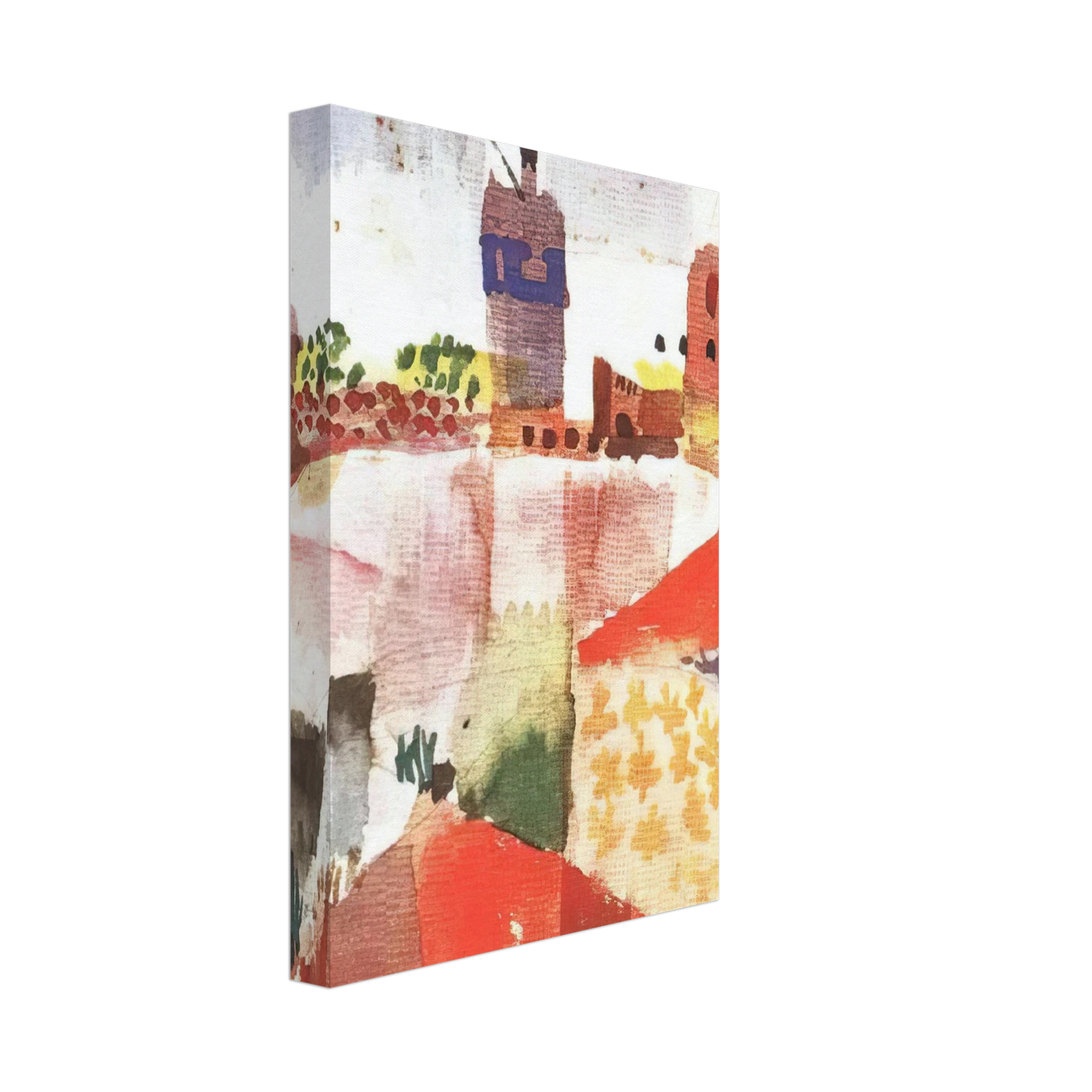 Paul Klee - HAMMAMET WITH MOSQUE 1914 Canvas - 70x100 cm / 28x40 inches-canvas