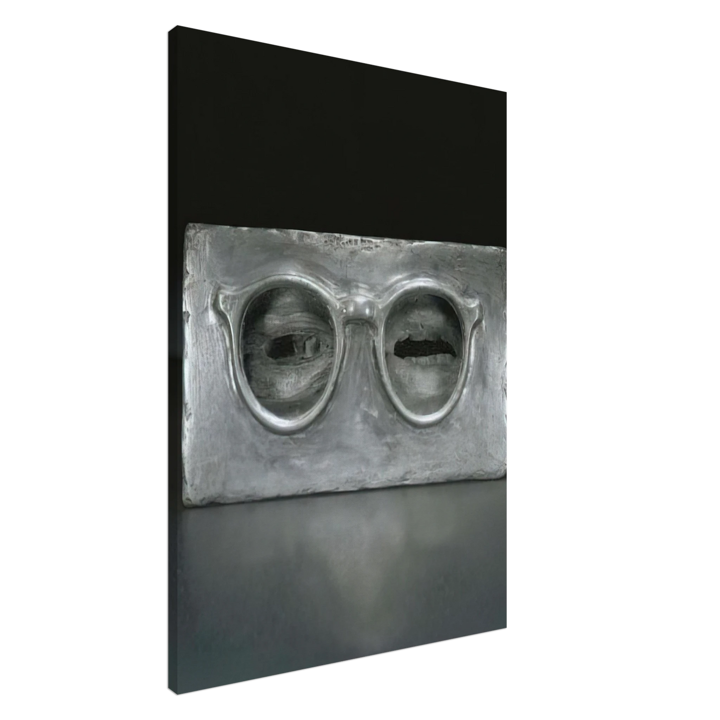 Jasper Johns - THE CRITIC SEES Canvas - 20x30 cm / 8x12 inches-canvas