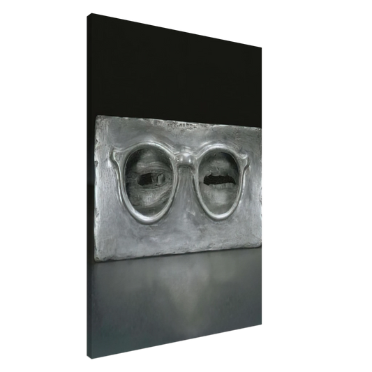 Jasper Johns - THE CRITIC SEES Canvas - 20x30 cm / 8x12 inches-canvas