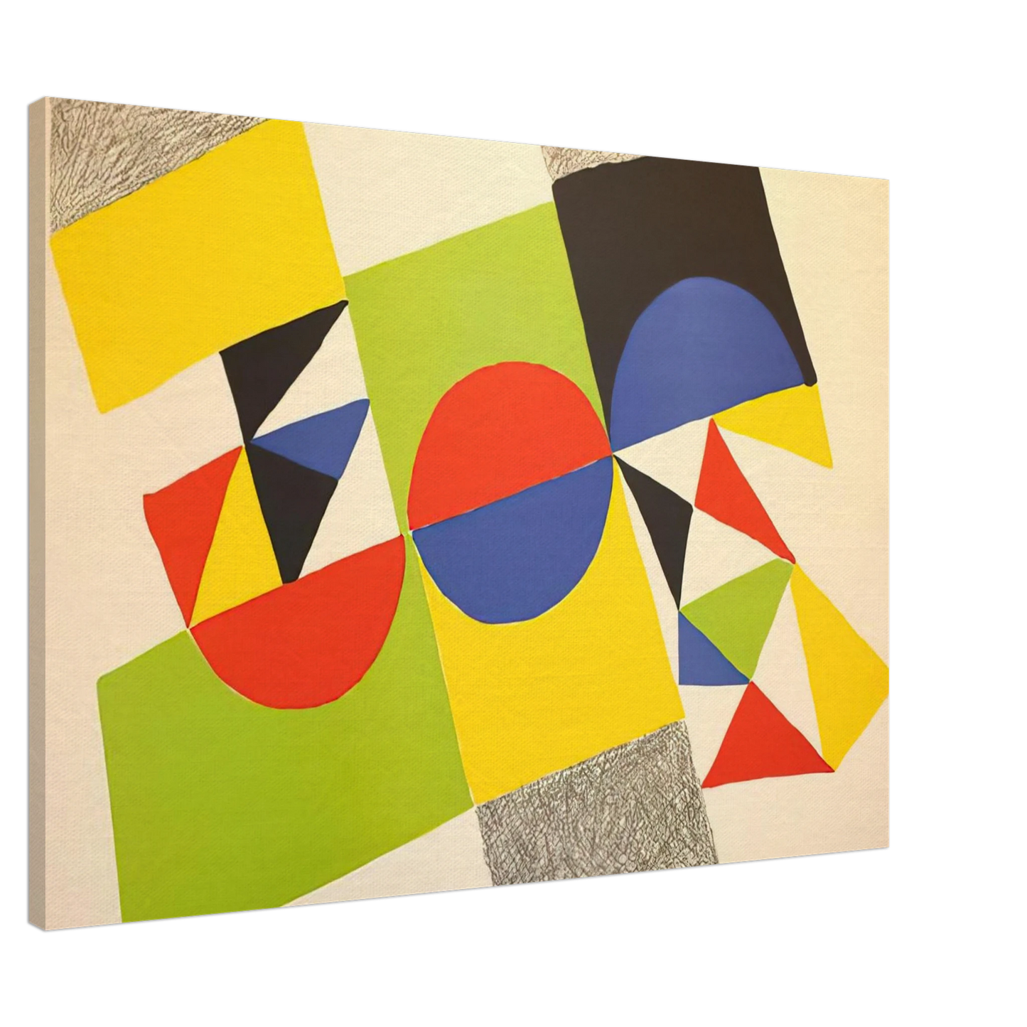 Sonia Delaunay - RHYTHM COLOUR 1 Canvas - 20x30 cm / 8x12 inches-canvas