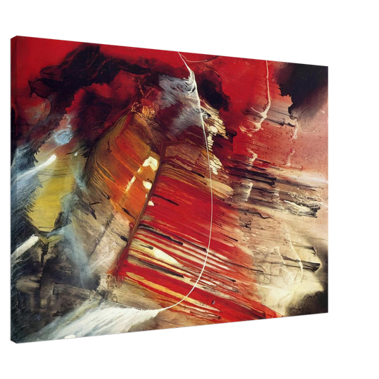 Paul Jenkins - Dakota Ridge - 1958 Canvas - 20x30 cm / 8x12 inches-canvas