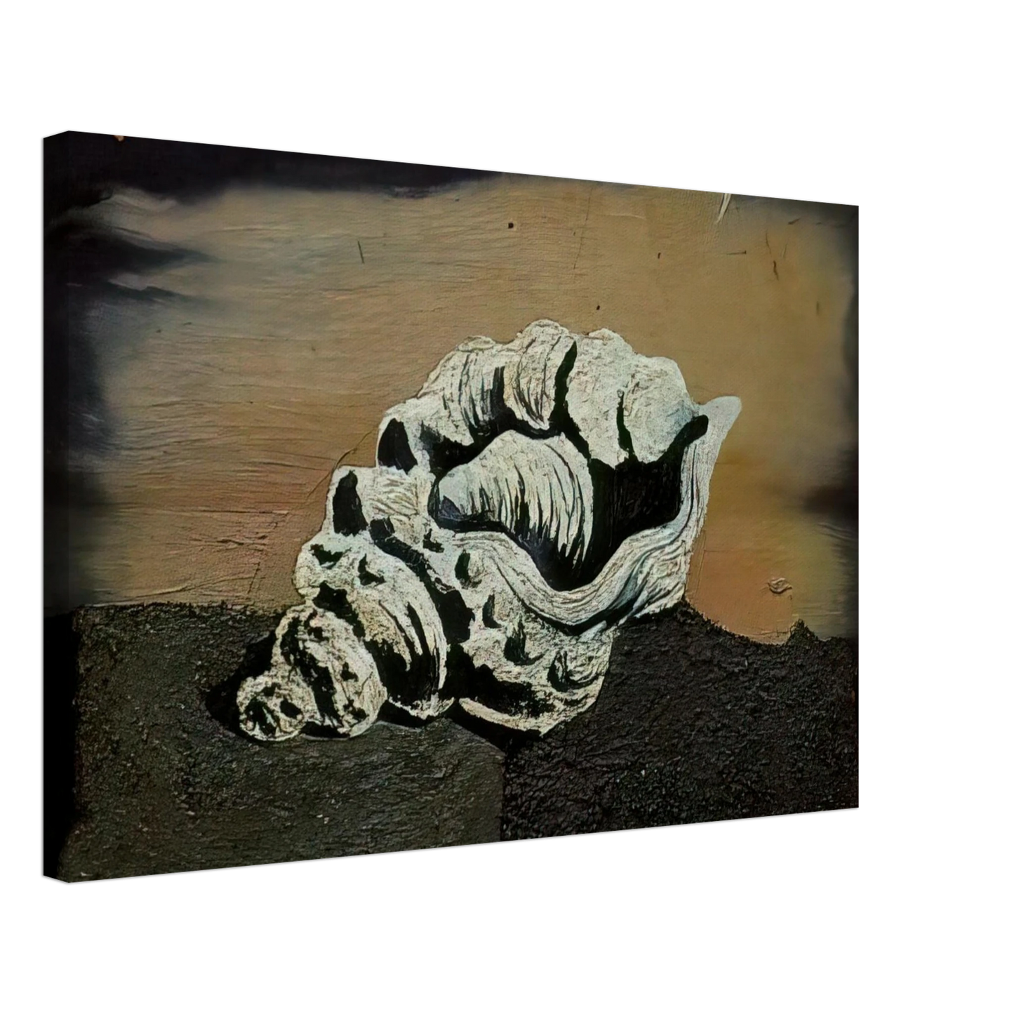 Salvador Dali - SHELL Canvas - 40x60 cm / 16x24 inches-canvas