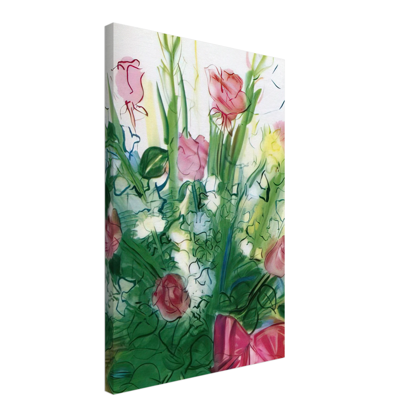 Raoul Dufy - BOUQUET OF ROSES Canvas - 70x100 cm / 28x40 inches-canvas