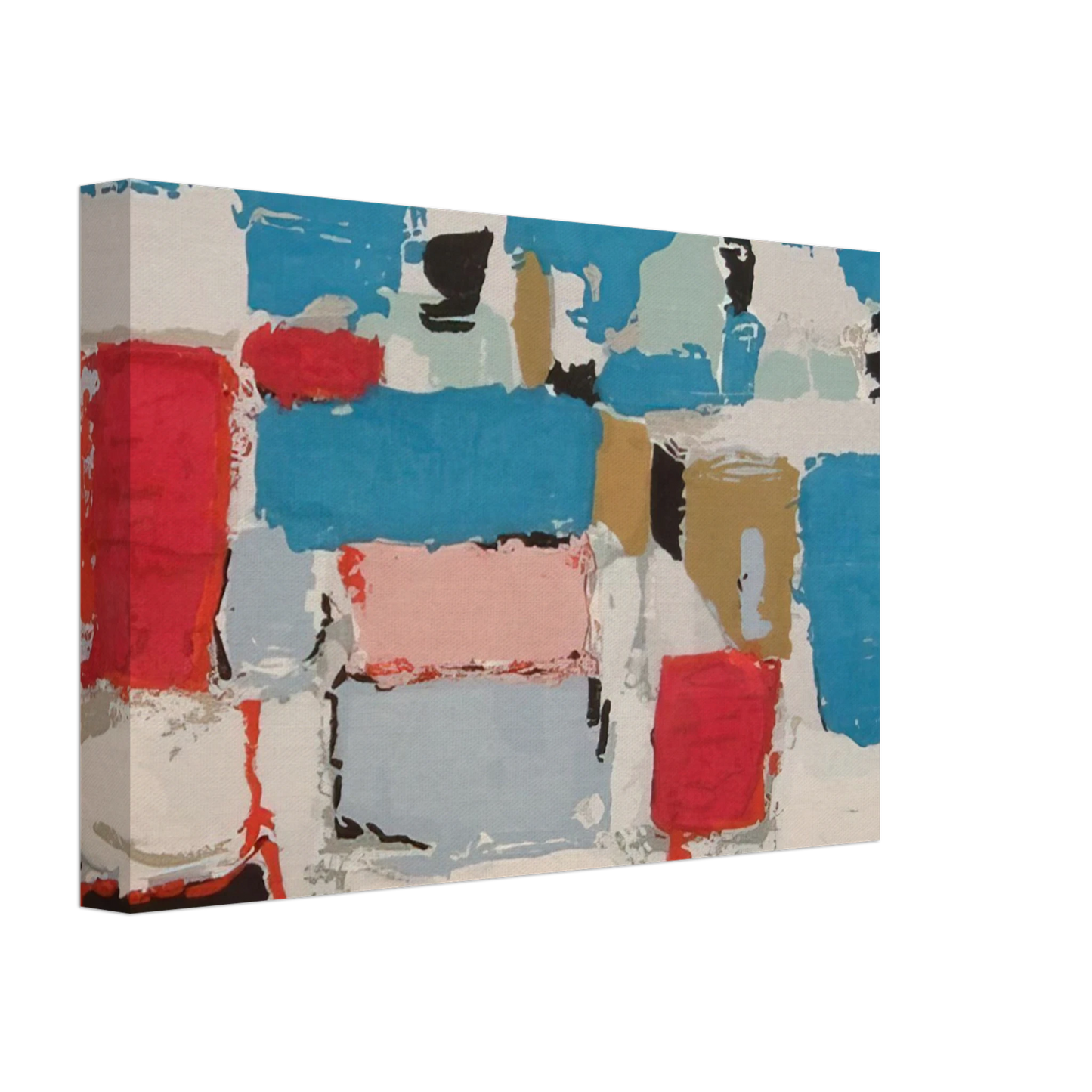 Nicolas de Stael - Mediterranee 01 - Art Informel Canvas - 40x60 cm / 16x24 inches-canvas