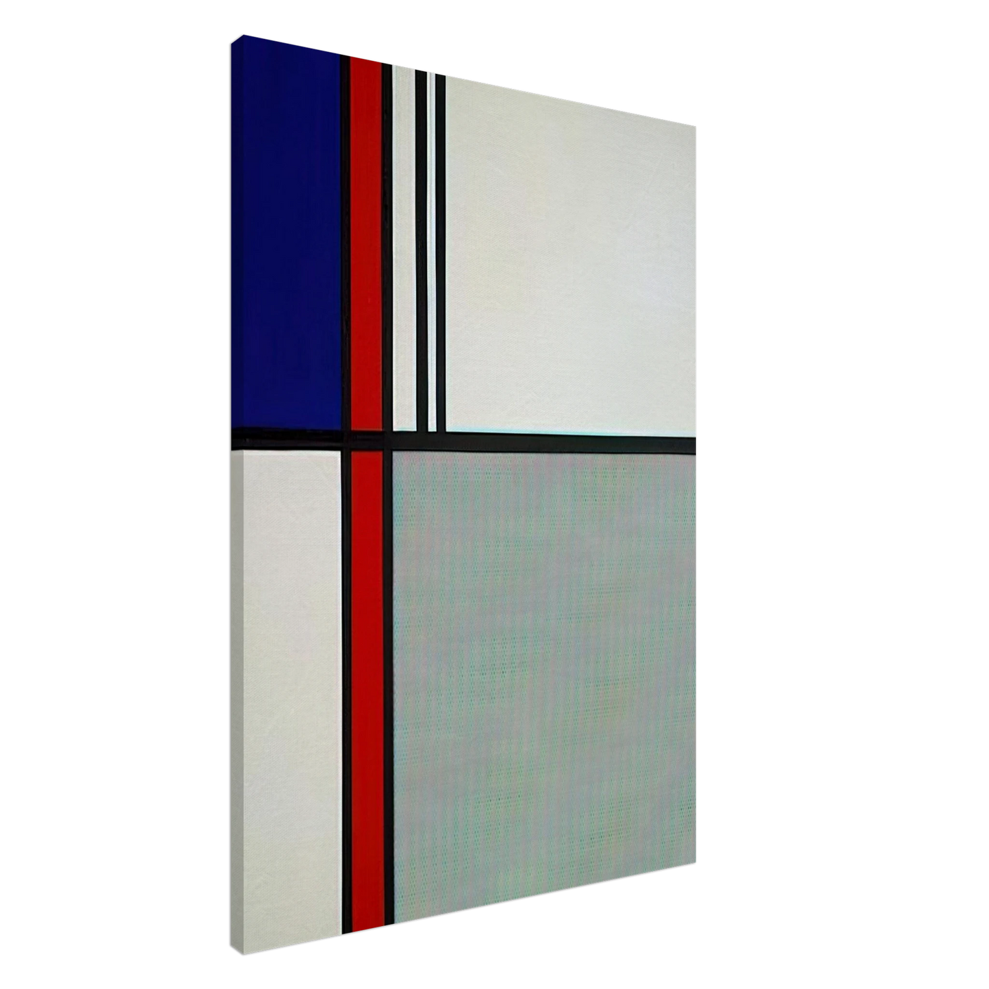 Roy Lichtenstein - NONOBJECTIVE II 1964 Canvas - 20x30 cm / 8x12 inches-canvas