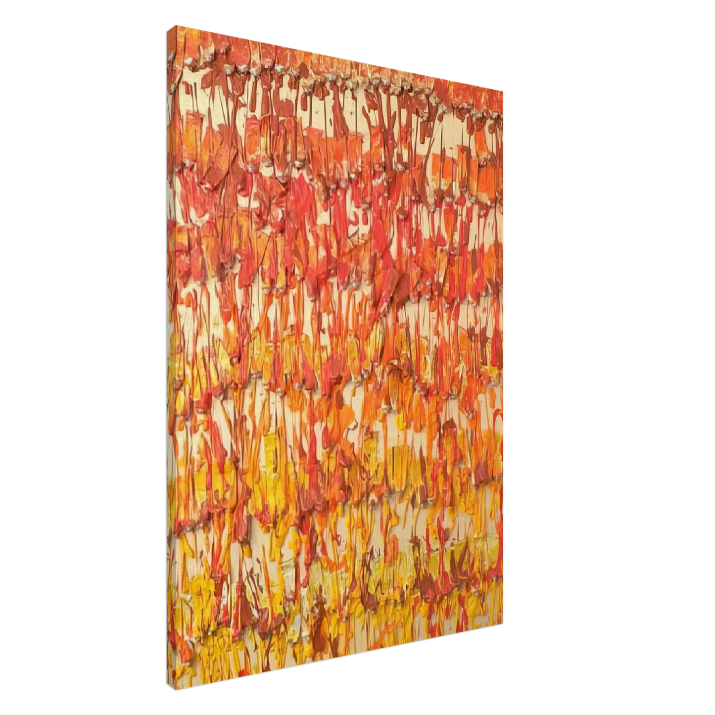Arman - Dirty Painting - 1989 Canvas - 20x30 cm / 8x12 inches-canvas