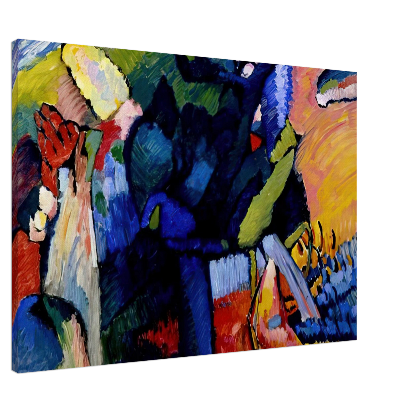 Wassily Kandinsky - IMPROVISATION 4 1909 Canvas - 20x30 cm / 8x12 inches-canvas