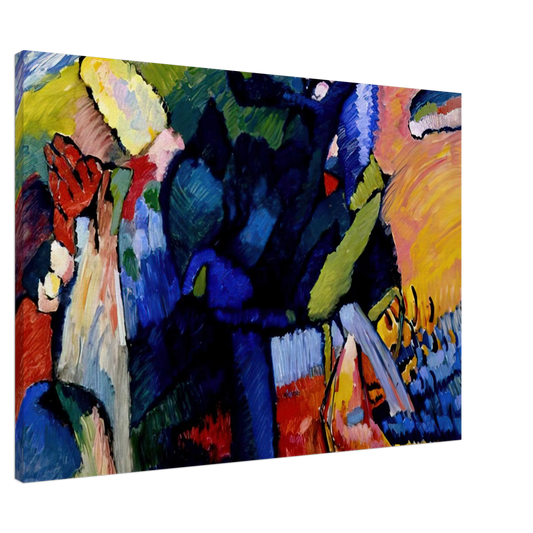 Wassily Kandinsky - IMPROVISATION 4 1909 Canvas - 20x30 cm / 8x12 inches-canvas