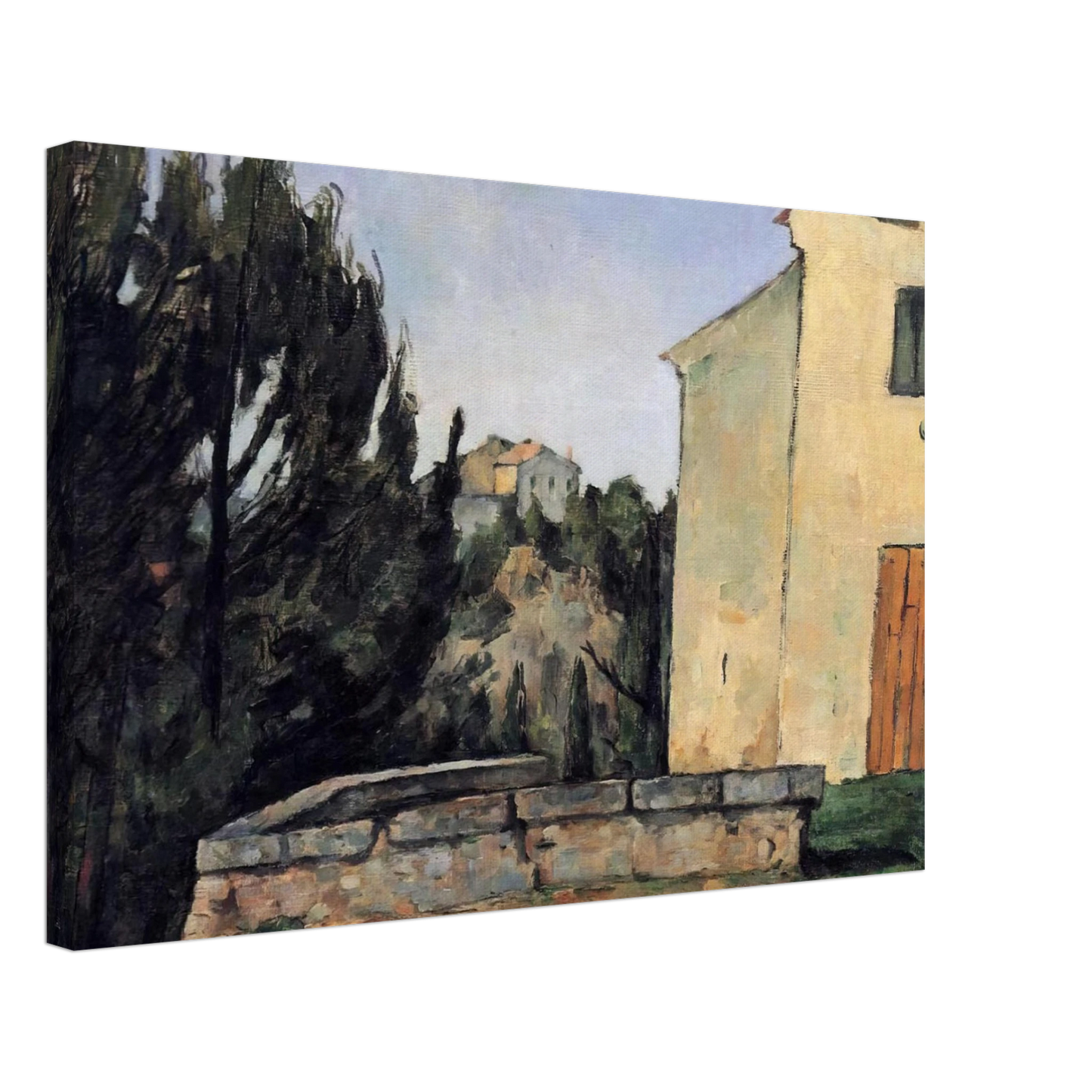 Paul Cezanne - The Abandoned House Canvas - 70x100 cm / 28x40 inches-canvas