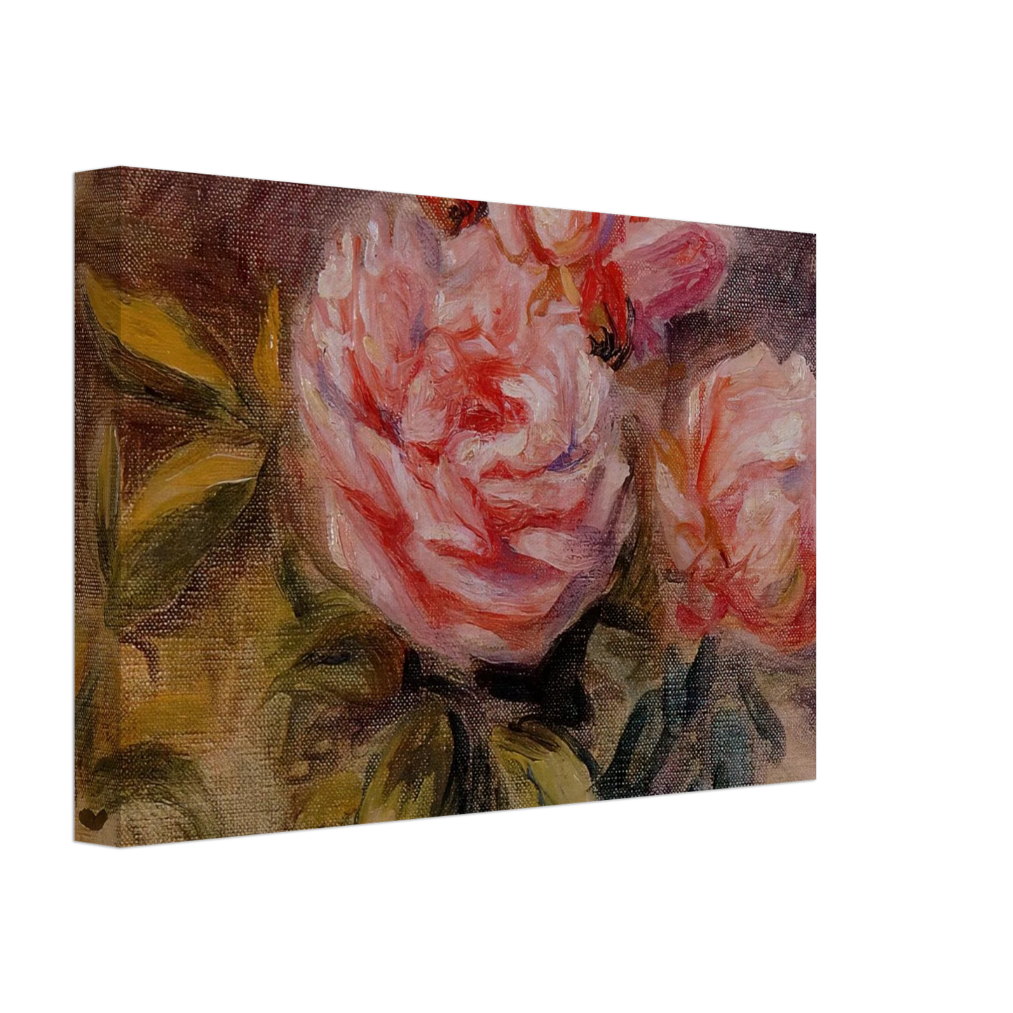 Pierre-Auguste Renoir - Roses Canvas - 40x60 cm / 16x24 inches-canvas