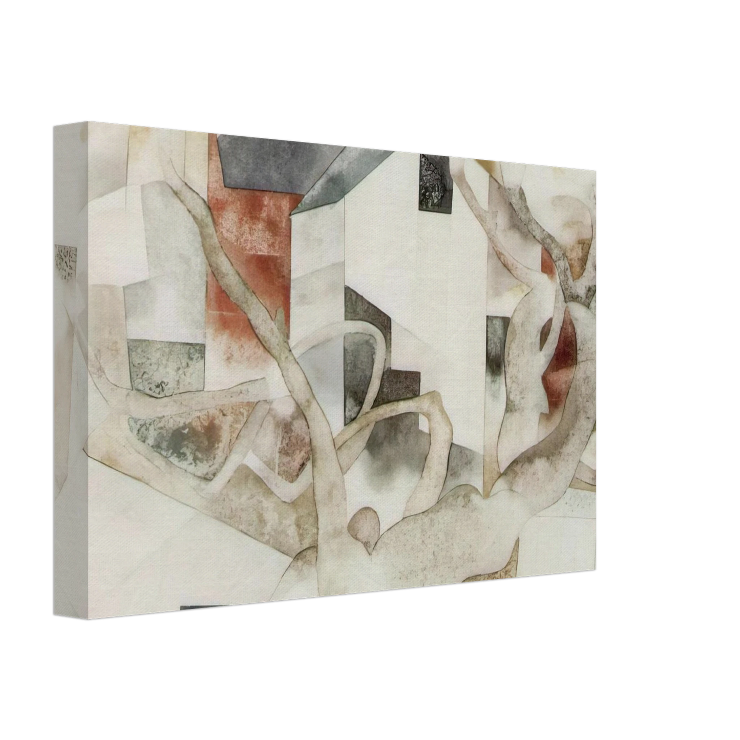 Charles Demuth - Trees and Barns Bermuda - 1917 Canvas - 40x60 cm / 16x24 inches-canvas