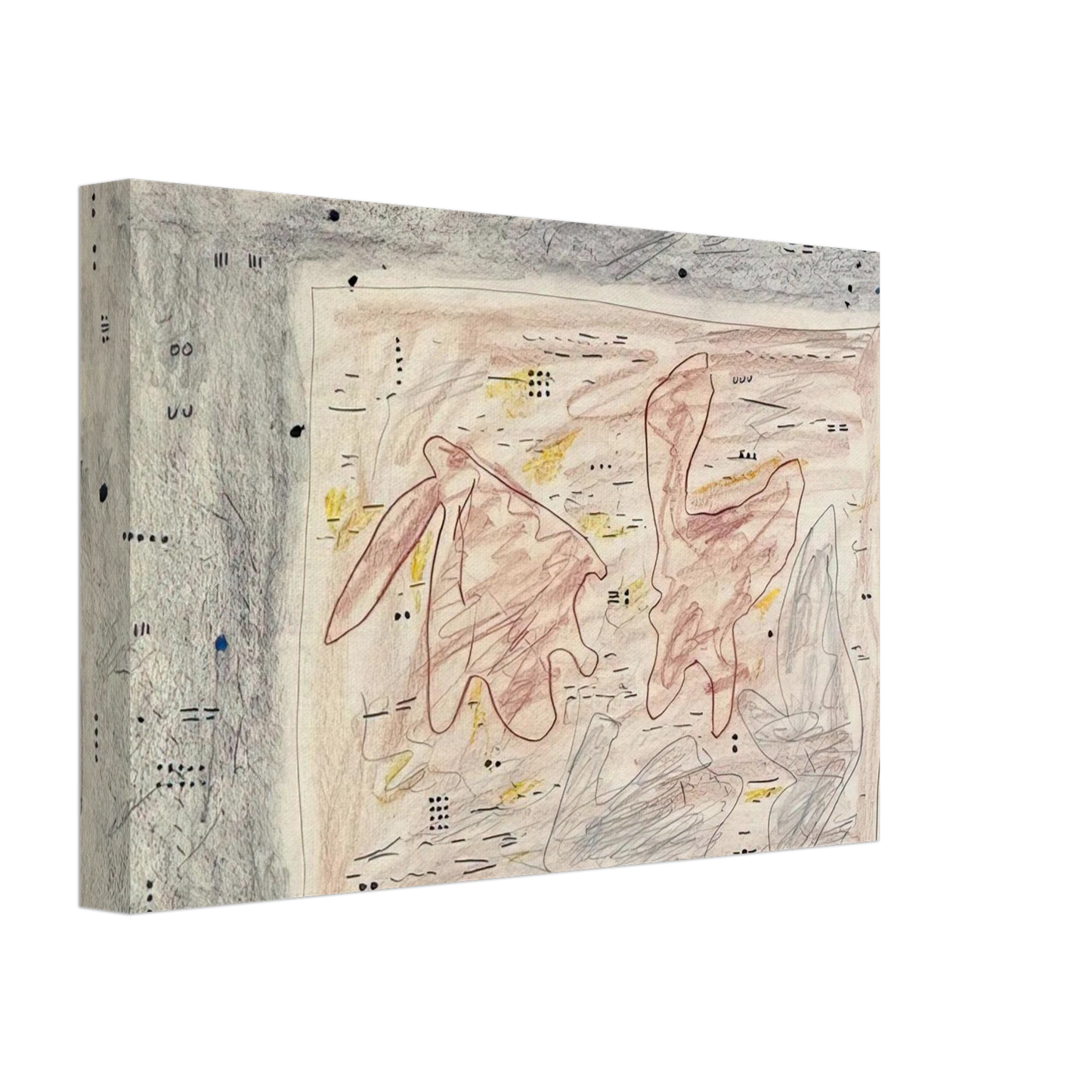 Gene Davis - Eskimo Map - 1976 Canvas - 70x100 cm / 28x40 inches-canvas