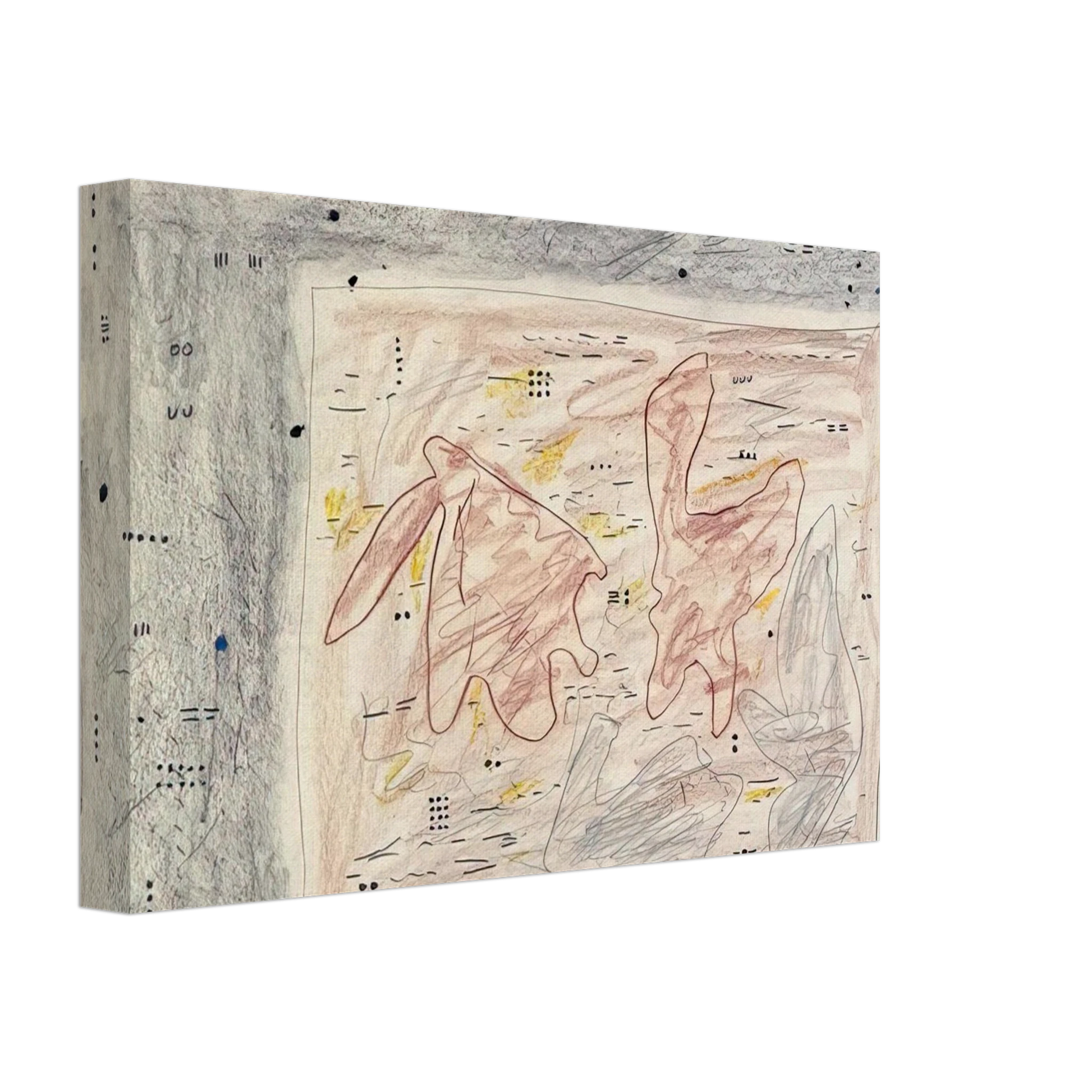 Gene Davis - Eskimo Map - 1976 Canvas - 70x100 cm / 28x40 inches-canvas