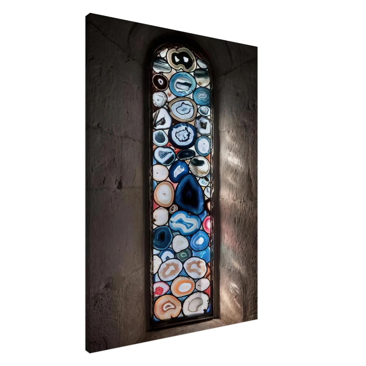 Sigmar Polke - AHATFENSTER 2009 Canvas - 20x30 cm / 8x12 inches-canvas