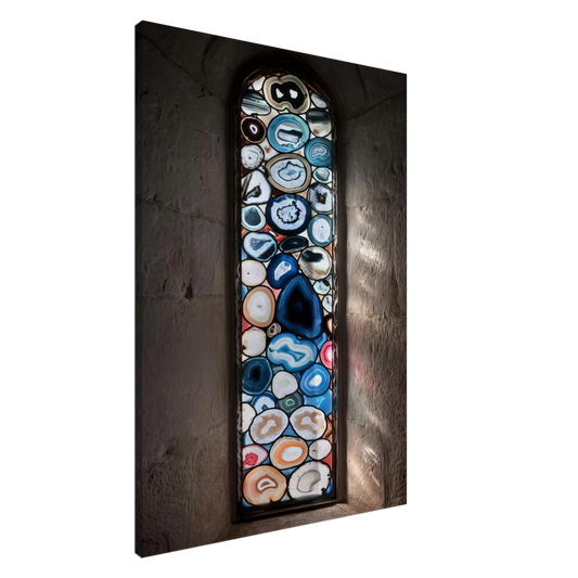 Sigmar Polke - AHATFENSTER 2009 Canvas - 20x30 cm / 8x12 inches-canvas