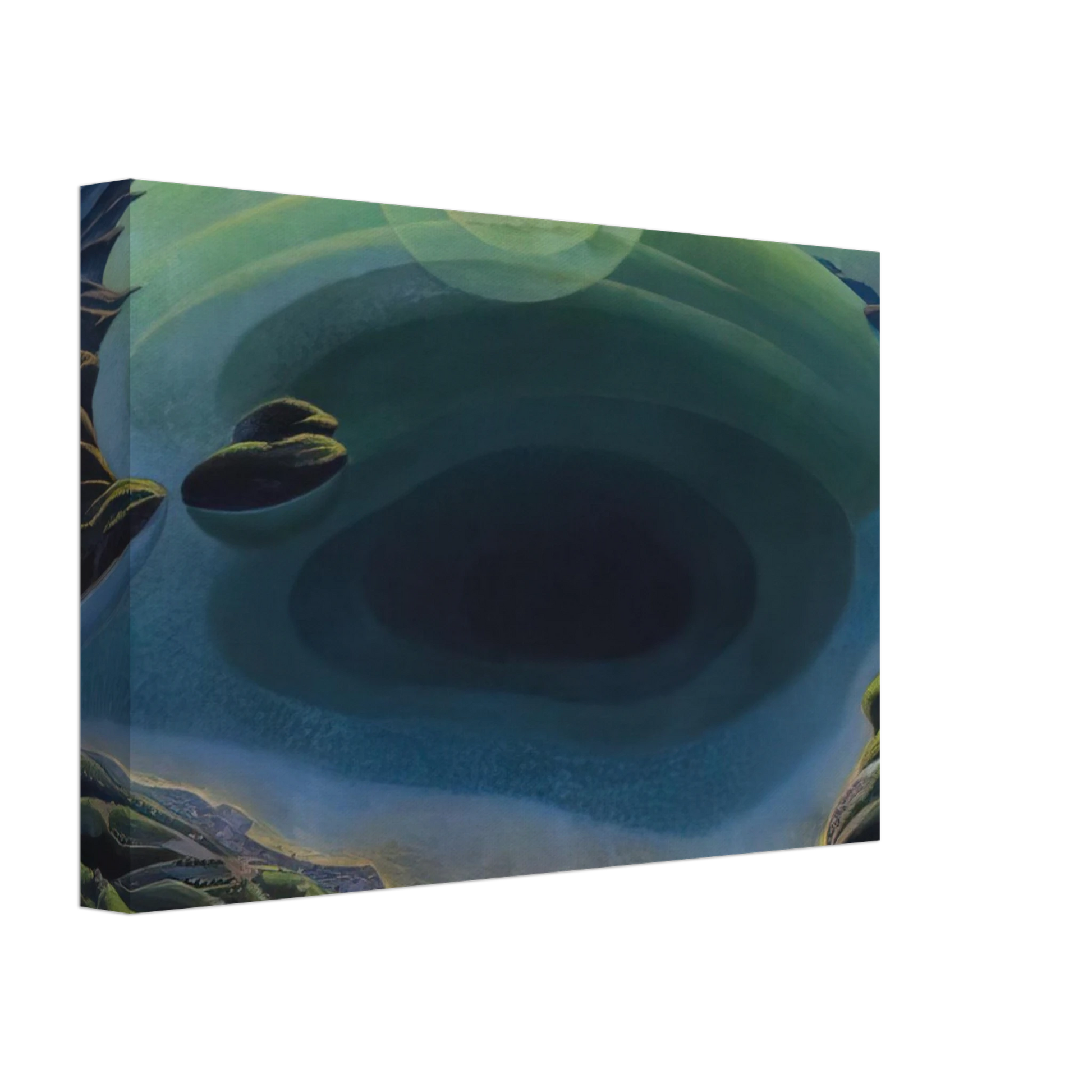 Gerardo Dottori - Aurora sul Golfo - 1935 Canvas - 40x60 cm / 16x24 inches-canvas