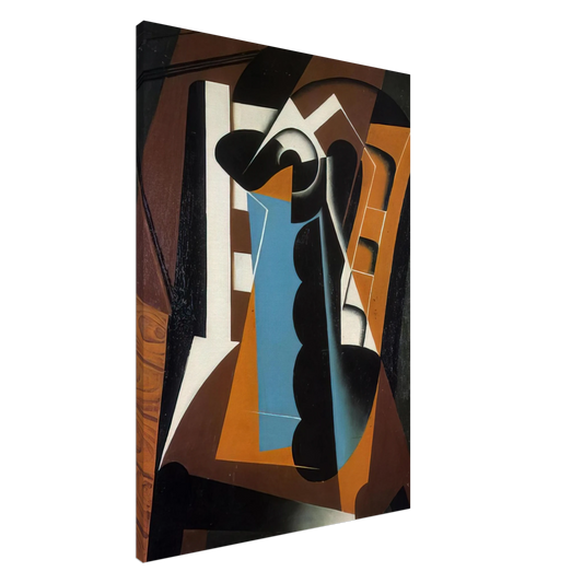 Juan Gris - STILL LIFE ON A CHAIR 1917 Canvas - 20x30 cm / 8x12 inches-canvas