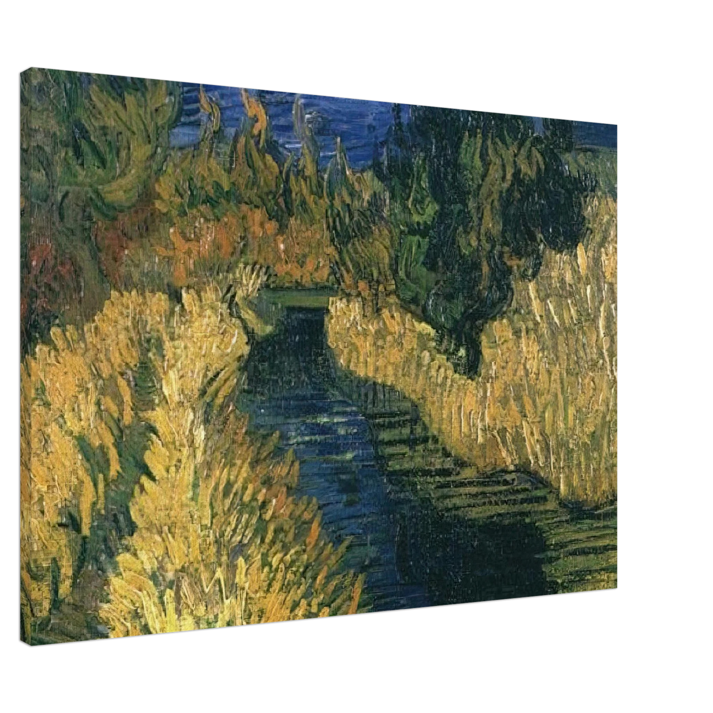 Vincent van Gogh - The Little Stream Canvas - 20x30 cm / 8x12 inches-canvas