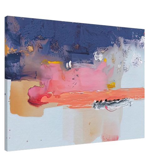 Helen Frankenthaler - Western Roadmap, 1991- Canvas - 20x30 cm / 8x12 inches-canvas