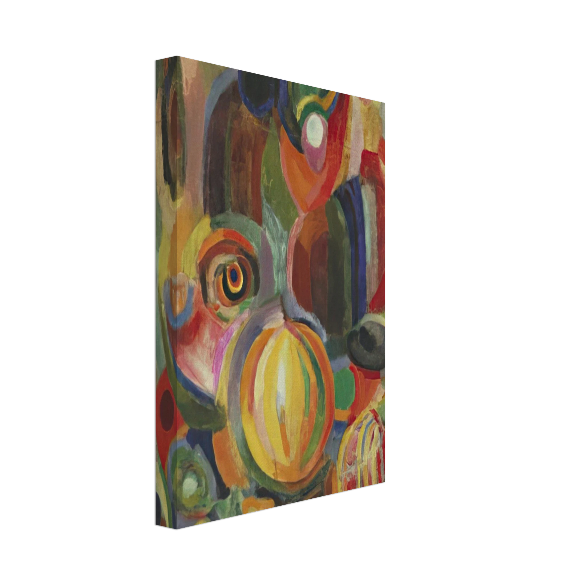 Sonia Delaunay - PORTUGUESE MARKET 1915 Canvas - 70x100 cm / 28x40 inches-canvas