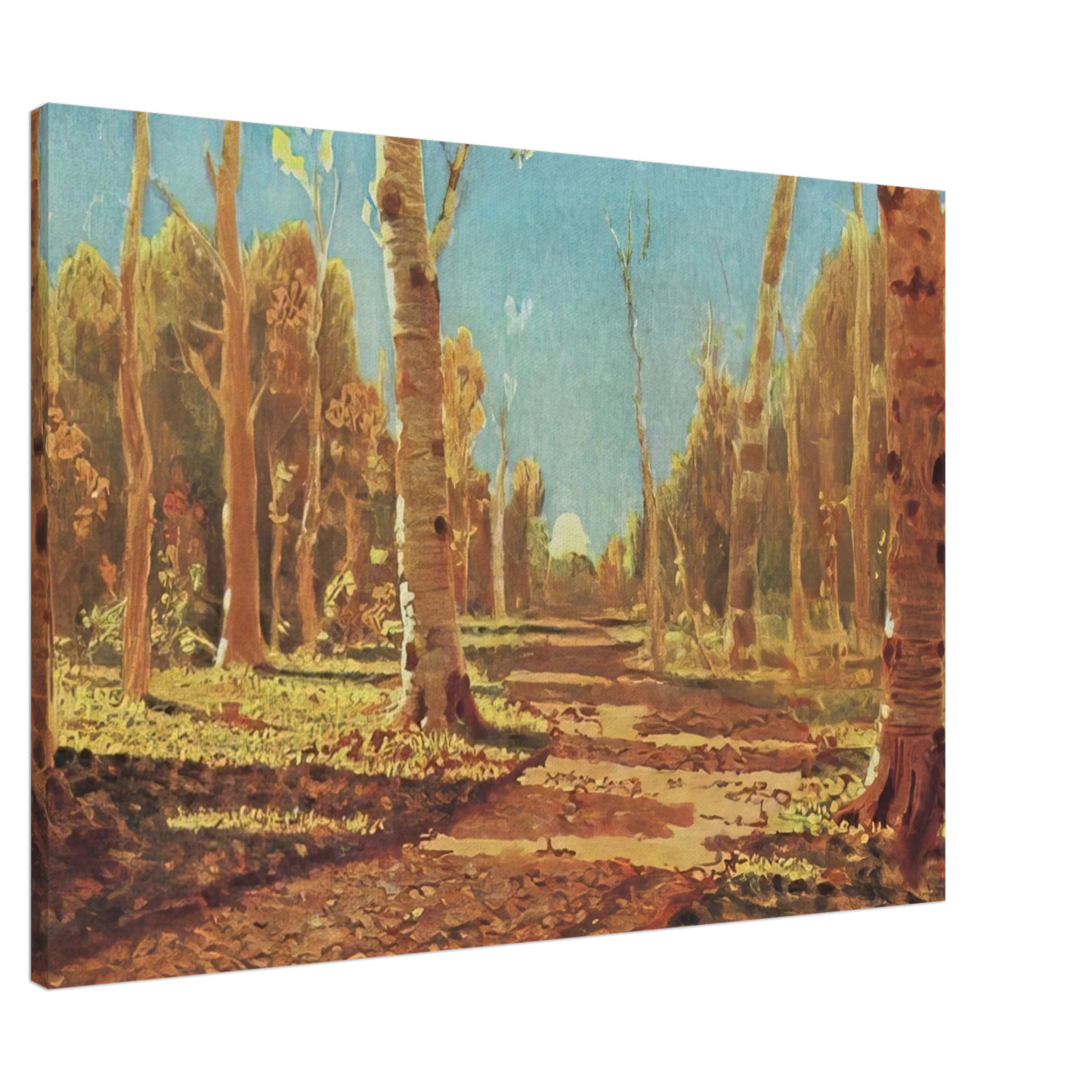 Arkhyp Kuindzhi - A Birch Grove Canvas - 20x30 cm / 8x12 inches-canvas