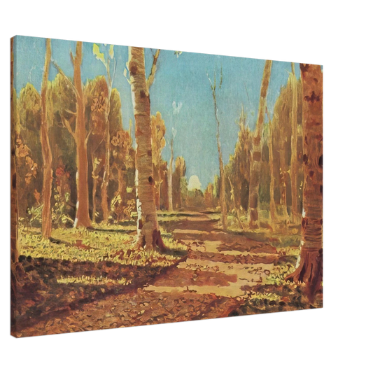 Arkhyp Kuindzhi - A Birch Grove Canvas - 20x30 cm / 8x12 inches-canvas