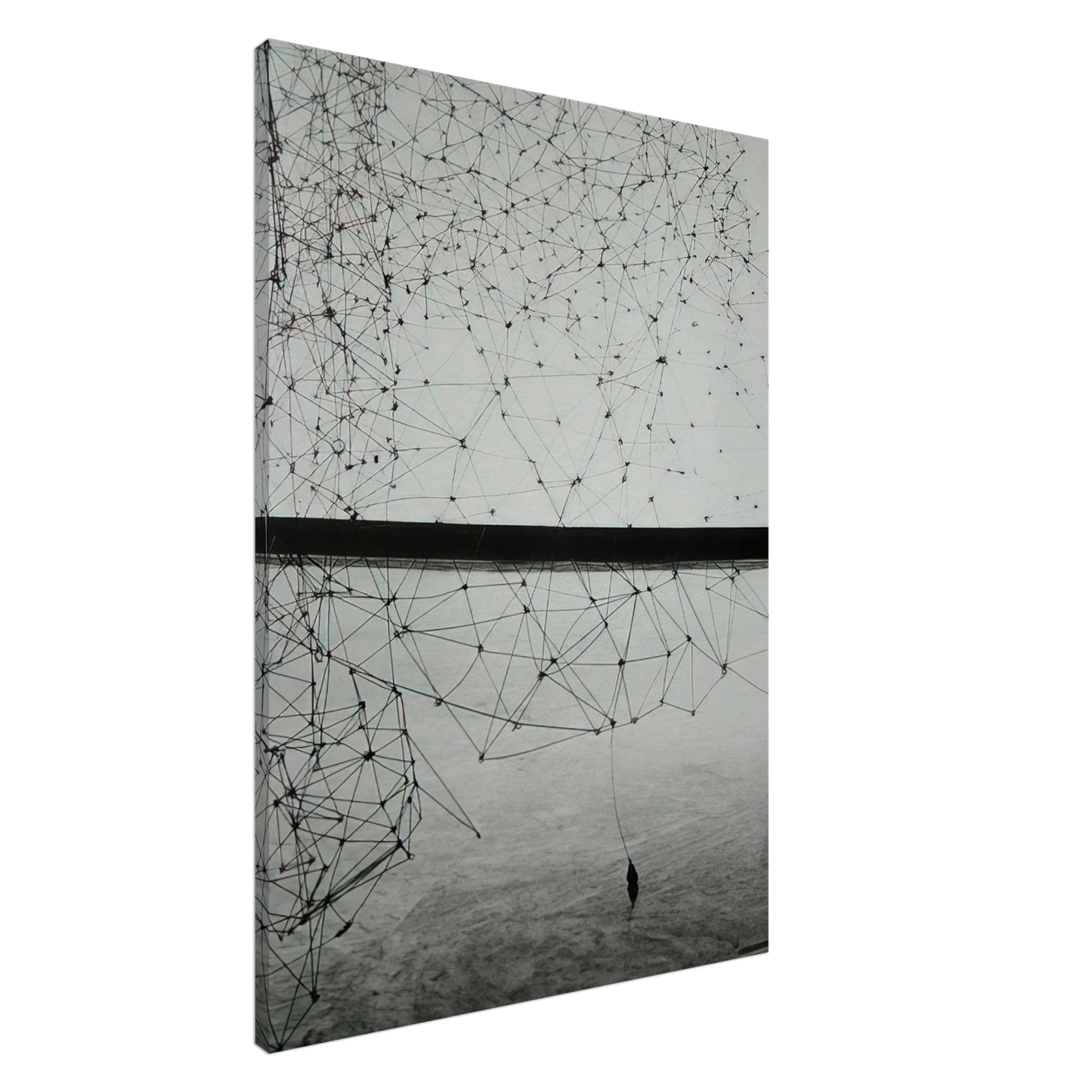 Gego - Reticularea - 1969 Canvas - 20x30 cm / 8x12 inches-canvas