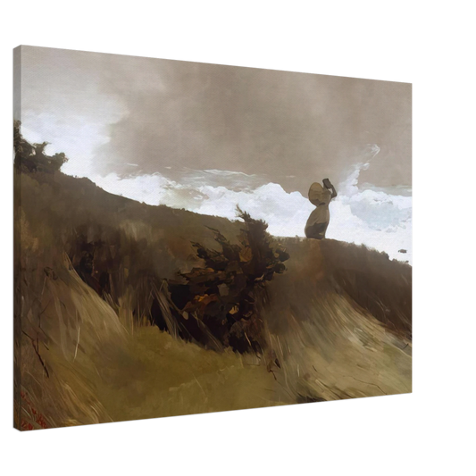 Winslow Homer - THE WEST WIND Canvas - 20x30 cm / 8x12 inches-canvas