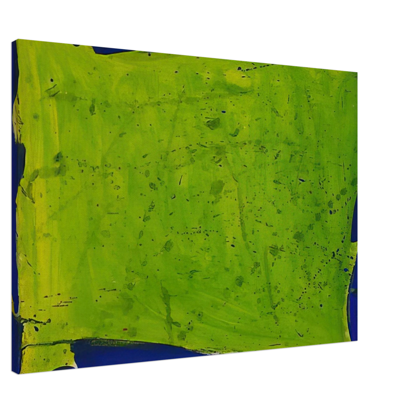 Sam Francis - Untitled  Blue-Green  Canvas - 20x30 cm / 8x12 inches-canvas
