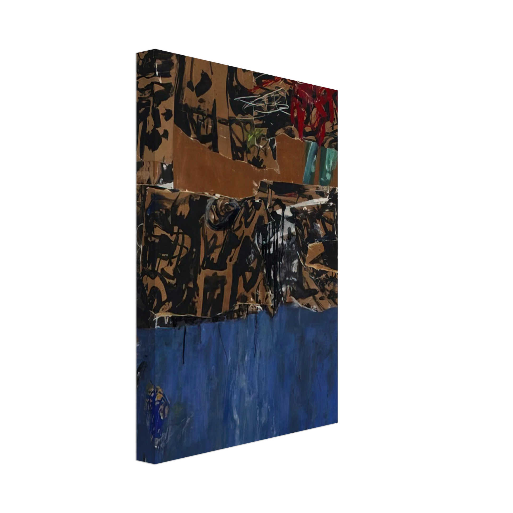 Allan Kaprow - Blue Blue Blue Canvas - 40x60 cm / 16x24 inches-canvas