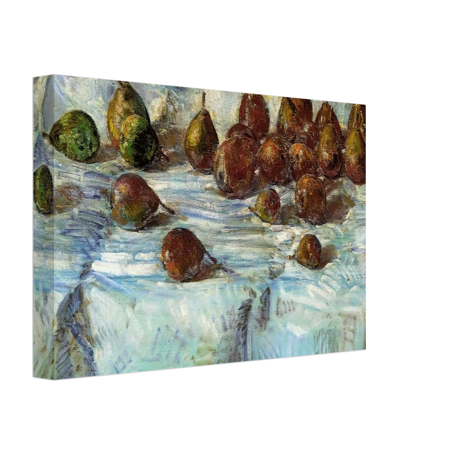 Childe Hassam - Winter Sickle Pears Canvas - 40x60 cm / 16x24 inches-canvas