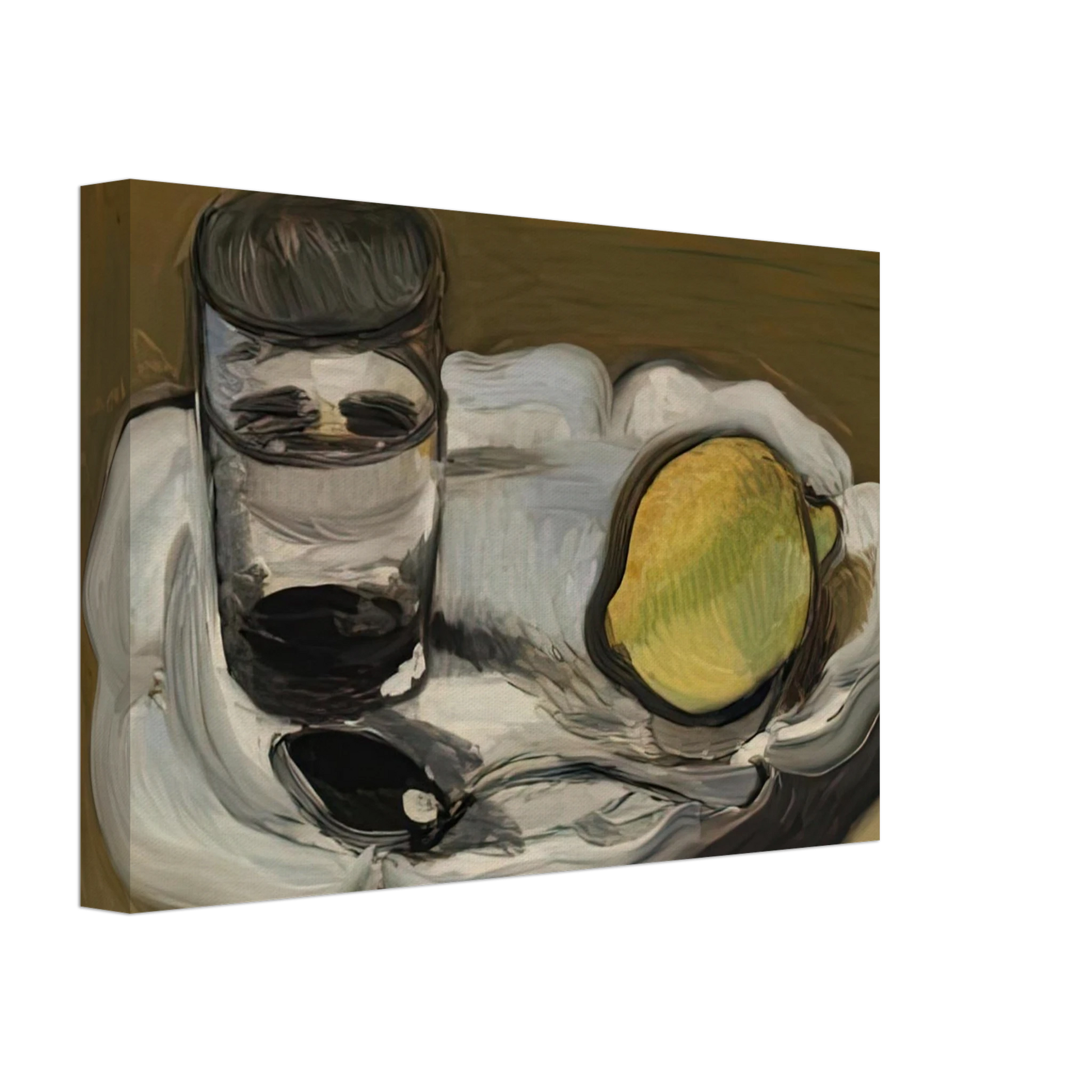 Henri Matisse - STILL LIFE WITH LEMON 1917 Canvas - 70x100 cm / 28x40 inches-canvas