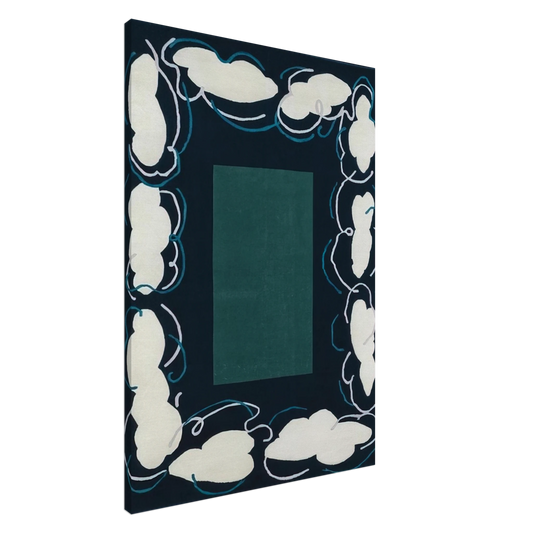 Mario Schifano - Cielo Par Terra - 1984 Canvas - 20x30 cm / 8x12 inches-canvas