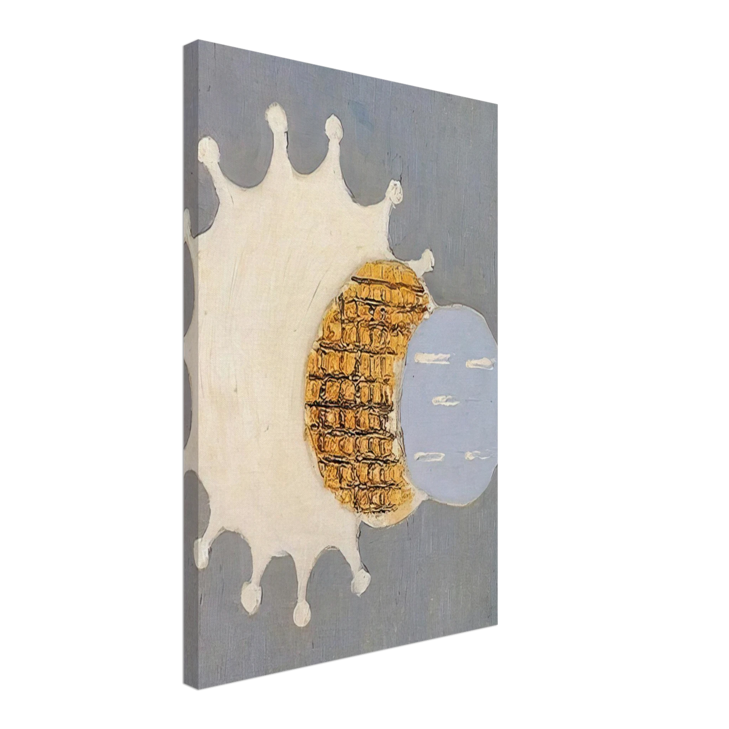 Forrest Bess - Untitled - 1967 Canvas - 70x100 cm / 28x40 inches-canvas