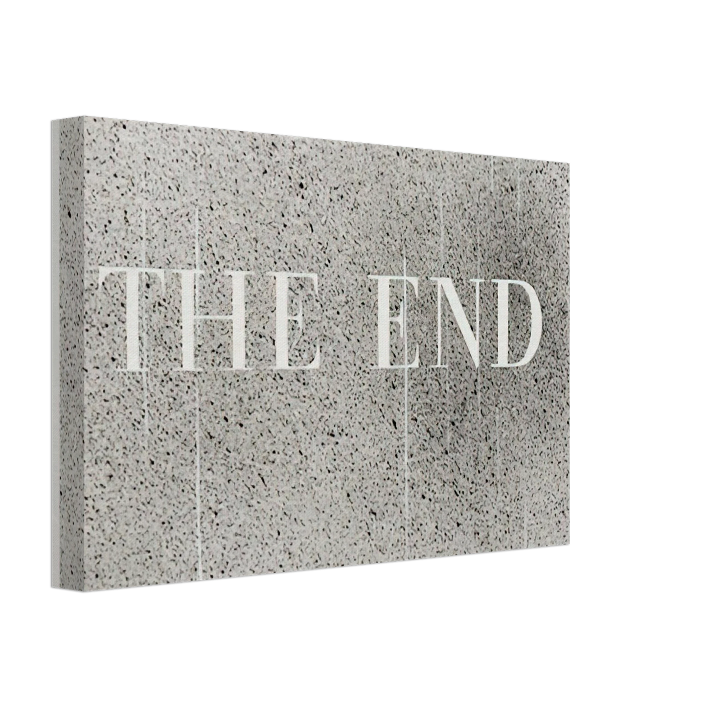Edward Ruscha - THE END 60 2005 Canvas - 40x60 cm / 16x24 inches-canvas