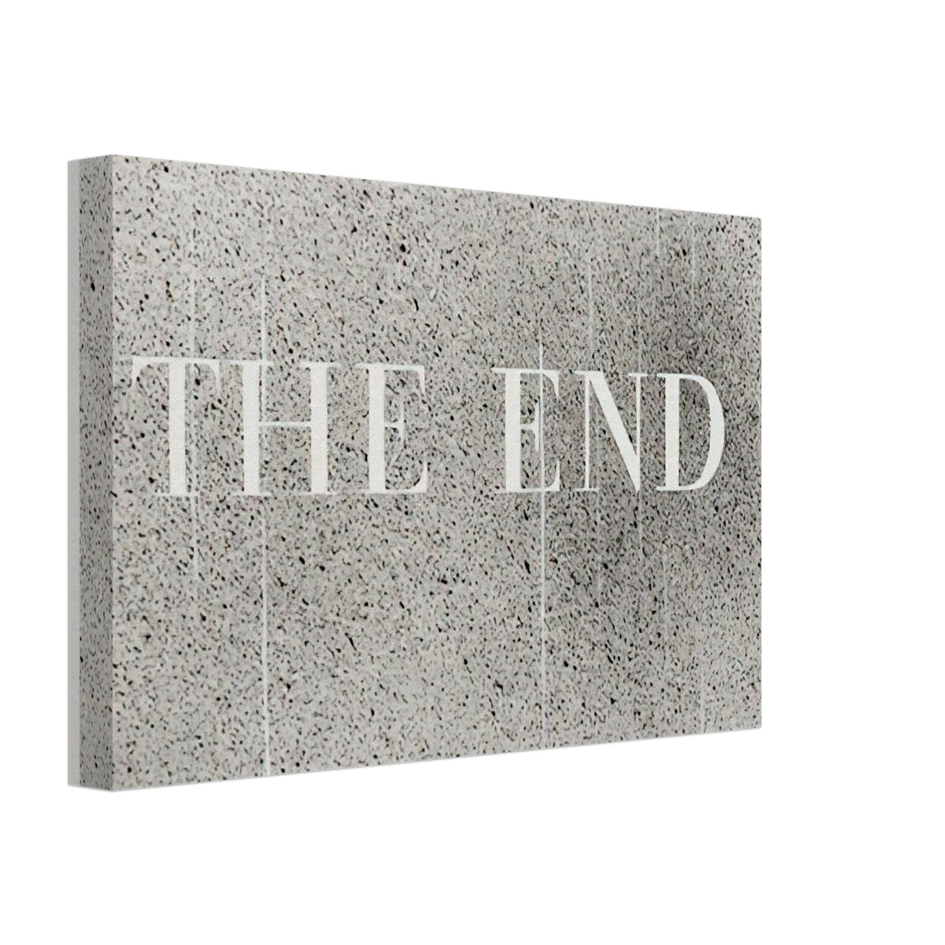 Edward Ruscha - THE END 60 2005 Canvas - 40x60 cm / 16x24 inches-canvas