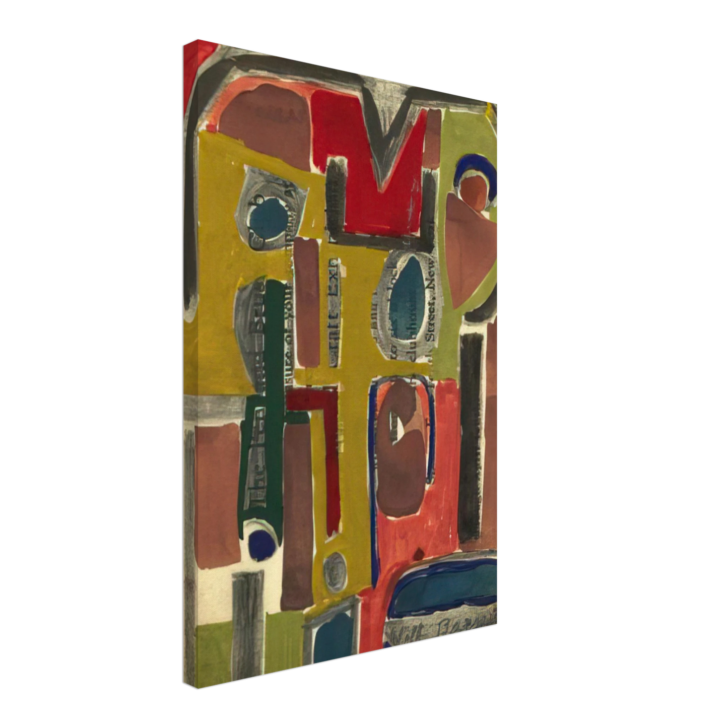 Will Barnet - Untitled - c.1953 United States Canvas - 70x100 cm / 28x40 inches-canvas