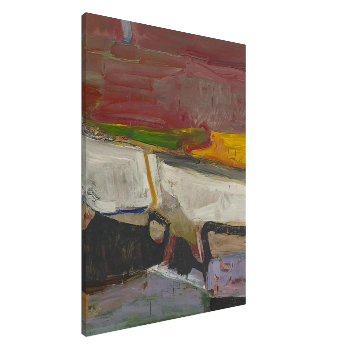 Richard Diebenkorn - Berkeley #59 Canvas - 20x30 cm / 8x12 inches-canvas