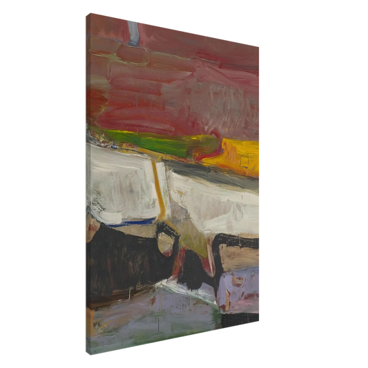 Richard Diebenkorn - Berkeley #59 Canvas - 20x30 cm / 8x12 inches-canvas