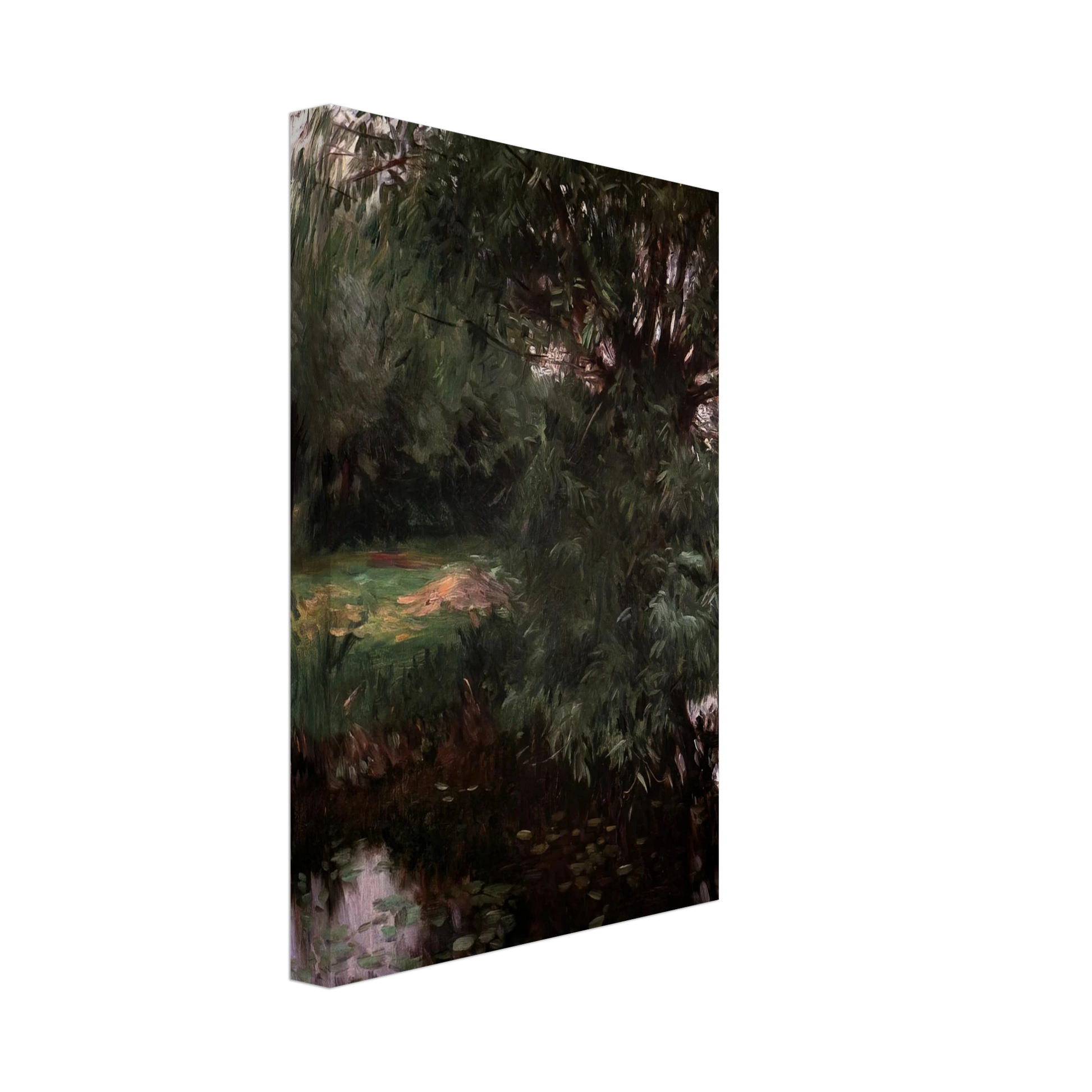 John Singer Sargent - A Backwater at Wargrave Canvas - 40x60 cm / 16x24 inches-canvas