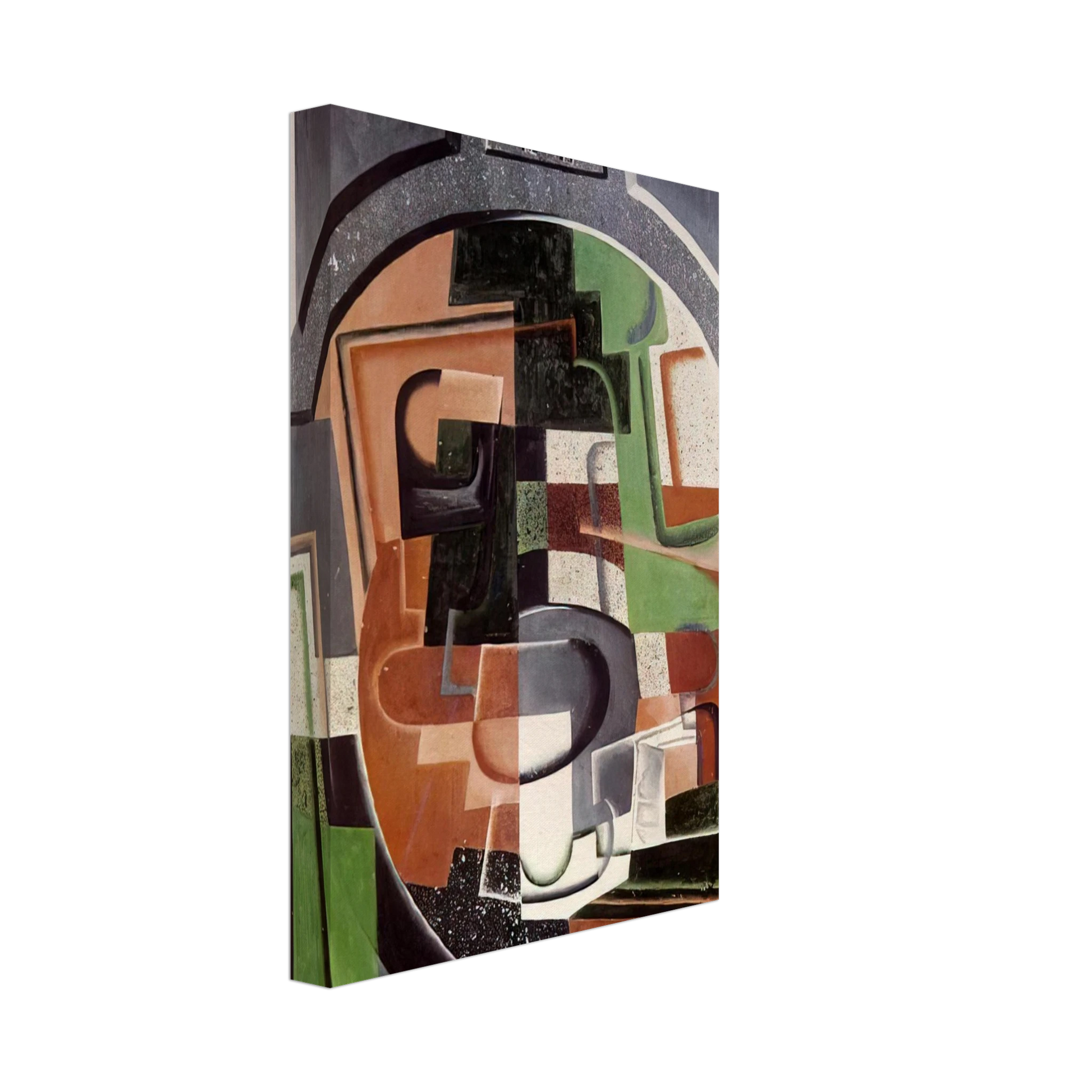 Juan Gris - STILL LIFE ON PLAQUE 1917 Canvas - 40x60 cm / 16x24 inches-canvas