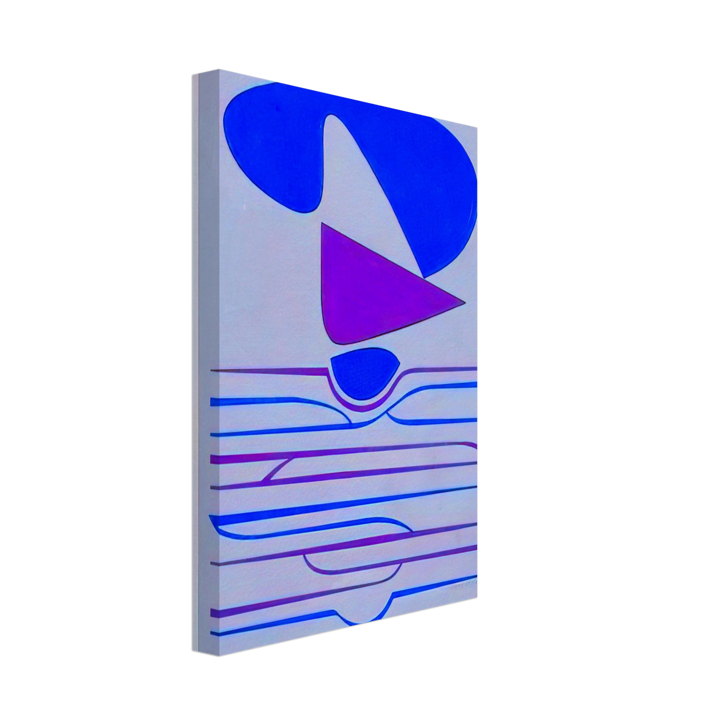 Victor Vasarely - Kateau - 1953 Canvas - 40x60 cm / 16x24 inches-canvas