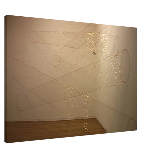 Lygia Pape - Web #1 B - 2002 Canvas - 20x30 cm / 8x12 inches-canvas