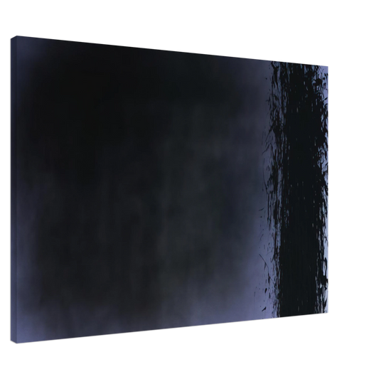 Hans Hartung - Untitled T1980-K5 - 1980 Canvas - 20x30 cm / 8x12 inches-canvas