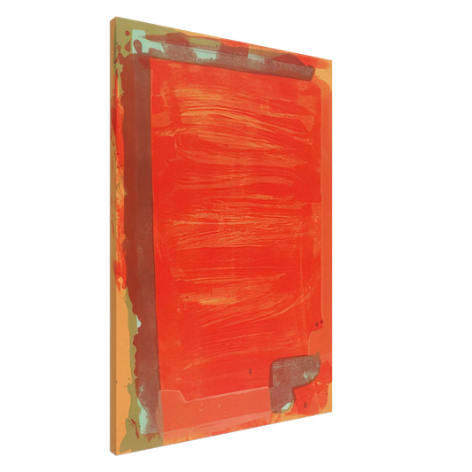 John Hoyland - Untitled III - 1974 Canvas - 20x30 cm / 8x12 inches-canvas