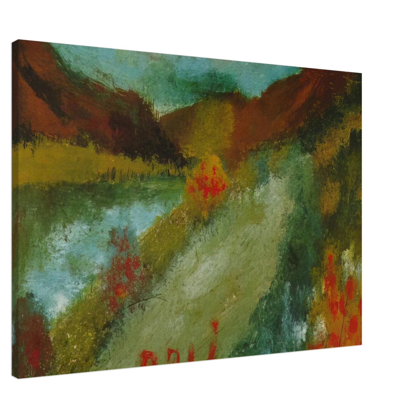 Salvador Dali - LANDSCAPE 2 Canvas - 20x30 cm / 8x12 inches-canvas